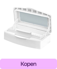 Desinfectiecontainer wit